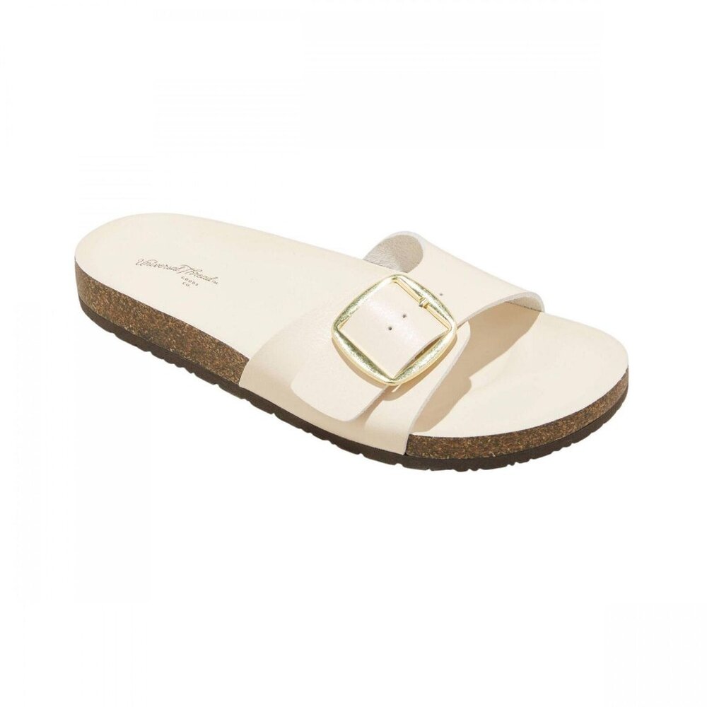 Universal Thread Cream Slide Sandals
